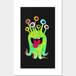 Cute Alien Posters and Art